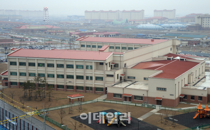 [포토]공사중인 평택 주한미군기지