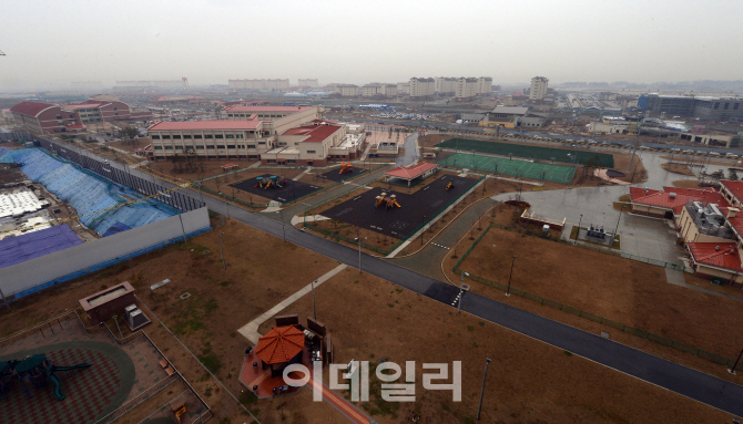 [포토]공사중인 평택 주한미군기지