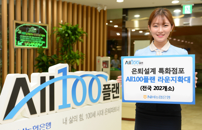 농협銀, 은퇴설계 특화지점 'AII100플랜 라운지' 두 배 늘린다