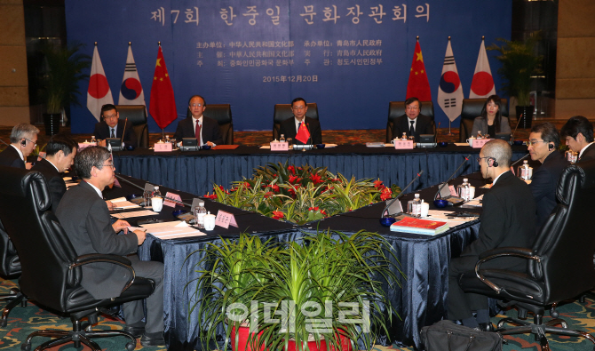 [포토] 김종덕 장관 제7회 ‘한중일 문화장관회의’ 참석