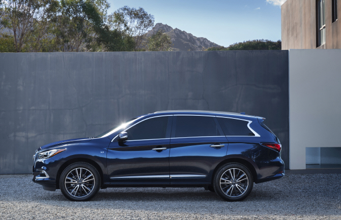 [포토]인피니티 'QX60', 매끈한 옆라인