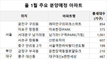 "시장 얼어붙기 전 내놓자"…1월 '1만 5000가구' 분양홍수