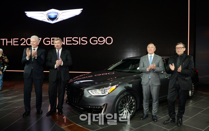 [2016북미국제오토쇼]제네시스 G90 북미 첫 공개…연내 판매