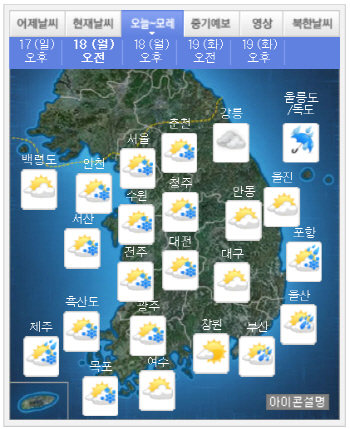 18일 서울 낮 최고도 -4도…모레 한파특보 가능성도