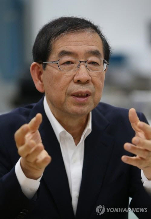 박원순 시장, 다보스포럼 '글로벌 멘토' 선정