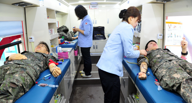 육군, 헌혈 캠페인 전개..국가 혈액 부족 사태 해결 앞장
