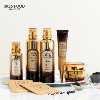 스킨푸드, 노화 방지 라인 '골드 캐비어 콜라겐' 출시