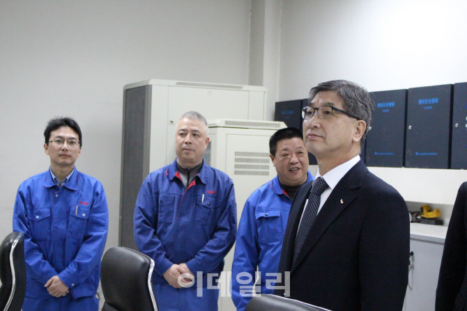 [포토]정철길 SK이노 부회장 "세계 최대 중국시장서 승부내자"