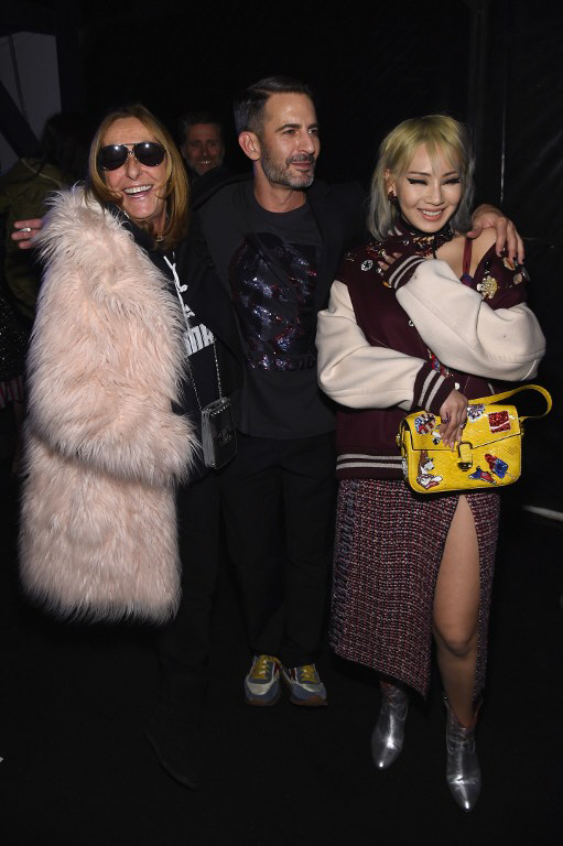  씨엘, 디자이너 마크 제이콥스와 다정한 모습                                                                                                                                                       