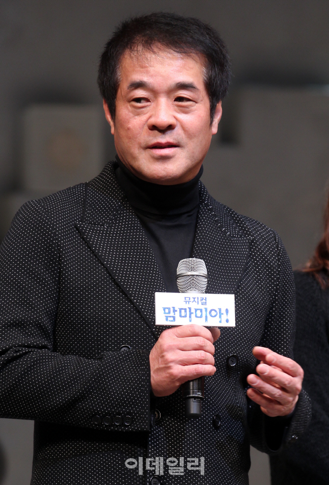 [포토]인사말하는 박명성 '맘마미아' 예술총감독