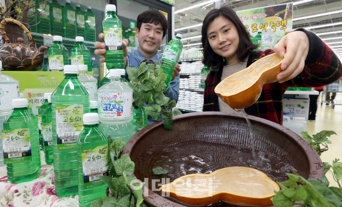 [포토]농협유통, 봄의 전령사 고로쇠 수액 선보여