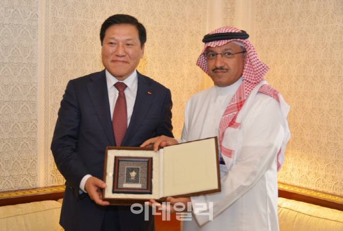 [포토]문종훈 SK네트웍스 사장 "취급품목 확대 등 사빅과 협력 강화"