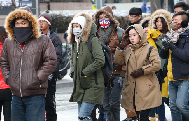 10일 건조하고 추운 날씨…서울 아침 최저 -4도