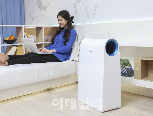"집안 구석구석 깨끗한 공기"..교원, '웰스 양방향 공기청정기'
