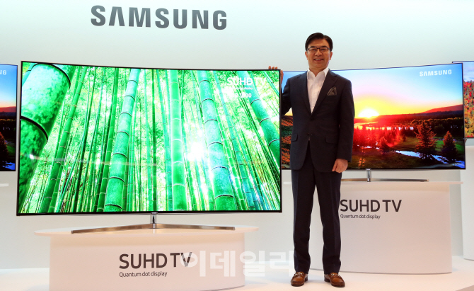 [포토]김현석 삼성전자 사장, "소비자 생활에 기여하는 TV 만들었다"