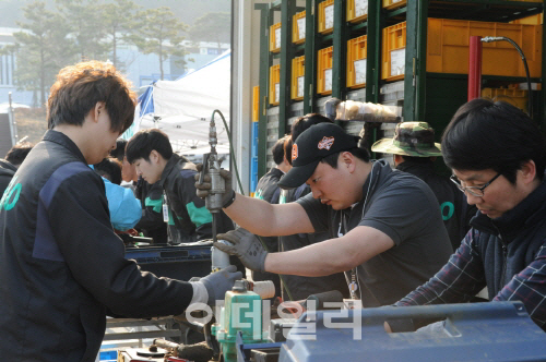 윌로펌프, 봄맞이 농업용 펌프 무상 수리 봉사활동