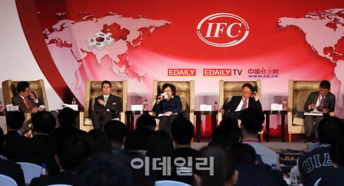 [IFC 2016 포토]장청후이 소장 '韓·中 금융패러다임의 변화…대응전략은?'