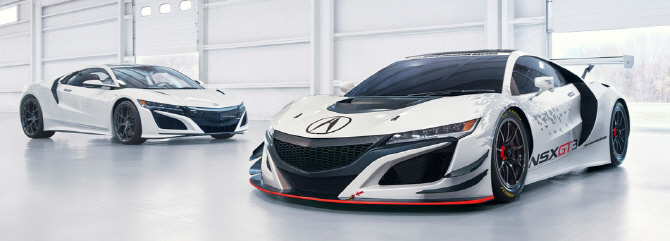 어큐라 'NSX GT3', 매서운 눈빛                                                                                                                                                           