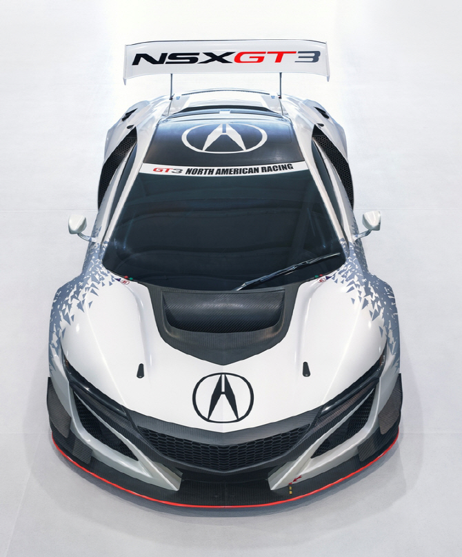 어큐라 'NSX GT3', 위에서 내려다보니..                                                                                                                                                   