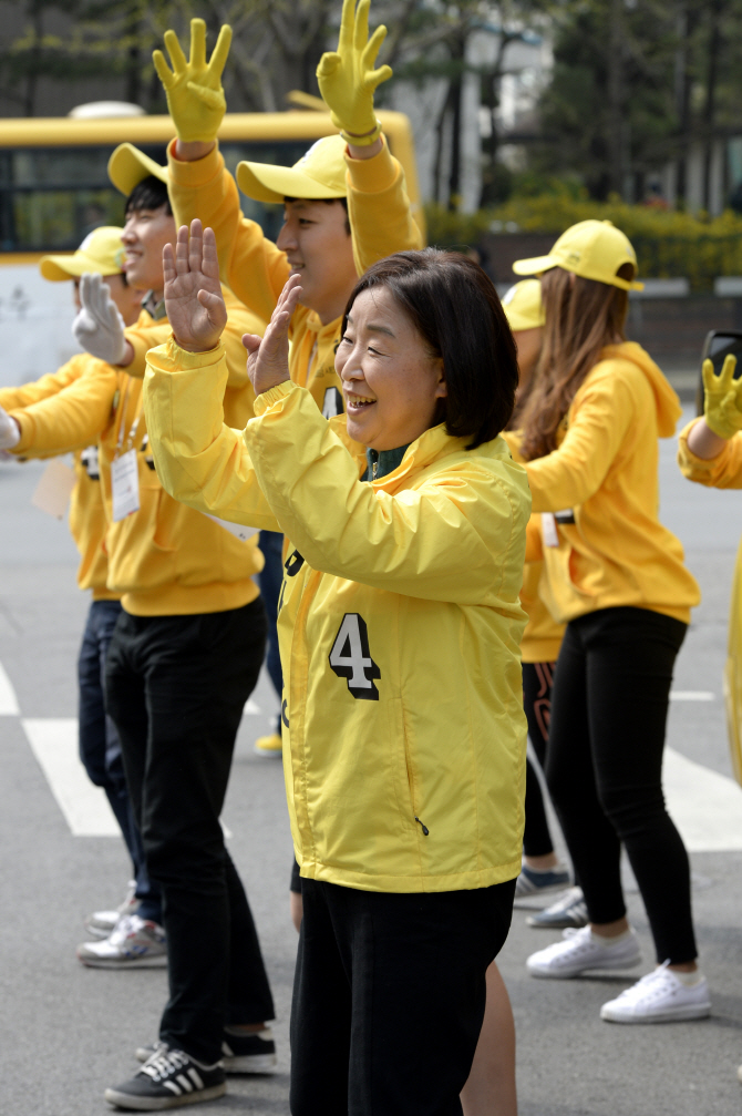 심상정 '선거 유세 총력'