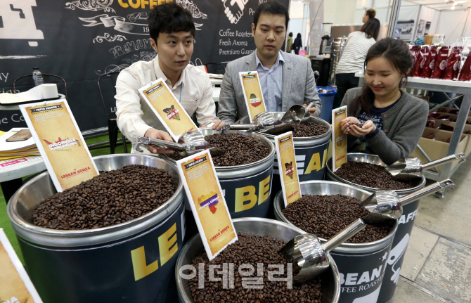 [포토]향긋한 커피향이 한 가득
