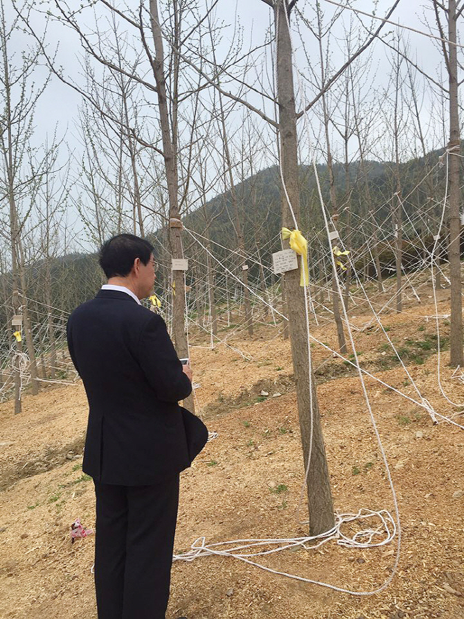 [포토] 박원순 서울시장, 세월호 2주기 팽목항 방문