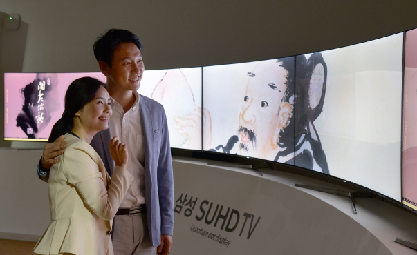 삼성전자, 미인도 등 풍속인물화 4K UHD 영상으로 재현