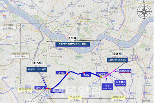 강남순환도로 독산∼우면동 7월 개통, 통행료 1600원