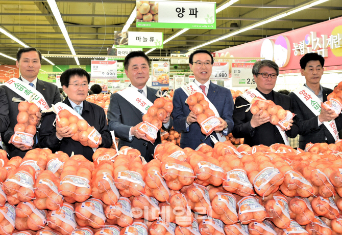 [포토] 농협, 현대자동차와 함께 양파 생산 농업인 돕기 캠페인