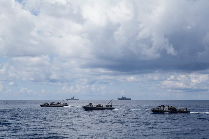  청해부대 20진, 복귀 중 해양 대테러훈련 참가                                                                                                                                                      