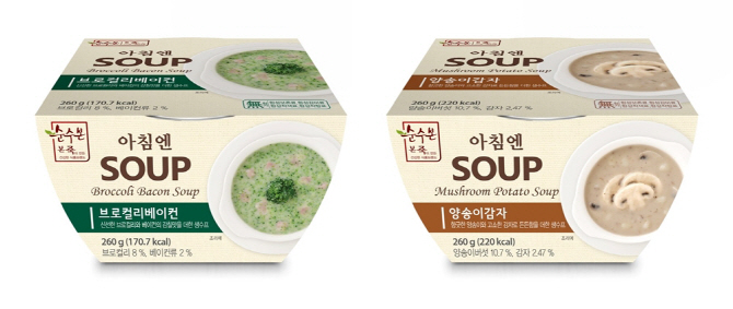 본죽, '아침엔본죽'·'아침에SOUP' 500만 판매 돌파