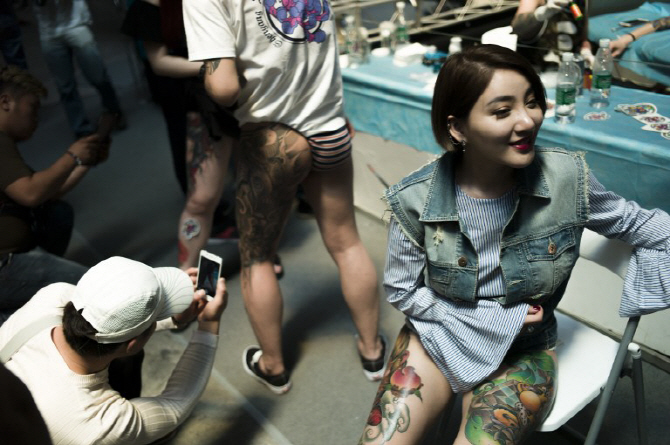  너도나도 타투 자랑.. `랑팡 국제 타투쇼`                                                                                                                                                          