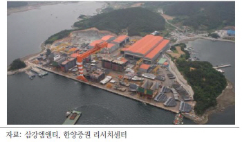 삼강엠앤티, 조선업황 침체에도 성장세 지속-한양