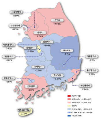 기준금리 내리니…전국 아파트값 6주만에 상승