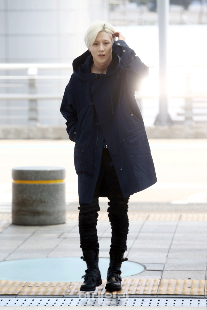 샤이니 태민, 여심 올킬 공항패션으로 시선 강탈!                                                                                                                                                    