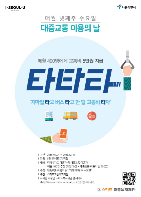 매달 넷째주 수요일, 서울시·산하기관 주차장 문 닫는다