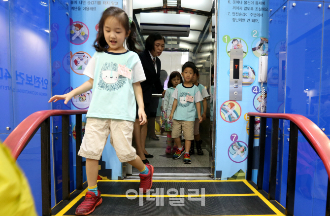 [포토]위급시 엘리베이터 안전 이것만은 꼭 지켜주세요!