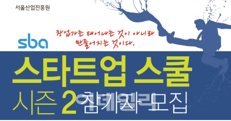 서울산업진흥원 '스타트업 스쿨' 참가자 20일까지 모집