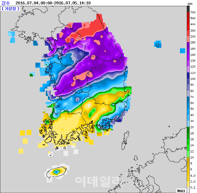 서울 이틀간 191㎜ 장대비…항공기 결항 잇따라(종합)