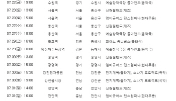 '무료 공연'으로 휴가길 '짜증' 잊는다