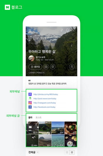 네이버 블로그, 페이스북·인스타그램도 품는다
