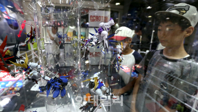 [포토]건담 미니어쳐들이 한자리에
