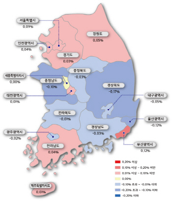 수도권 아파트값 '쑥' vs 지방은 '뚝'…깊어지는 주택시장 양극화