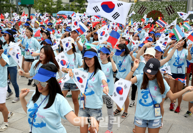 [포토]한마음으로 부르는 아리랑