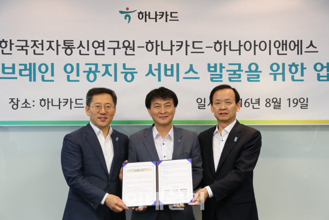 하나카드, 한국전자통신연구원과 업무협약
