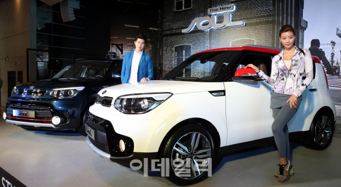 [포토]기아차, 스타일 강화한 '더 뉴 쏘울' 선보여