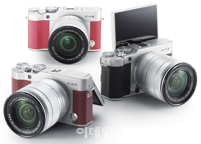 후지필름, 인물사진 최적화 미러리스 카메라 'X-A3' 공개