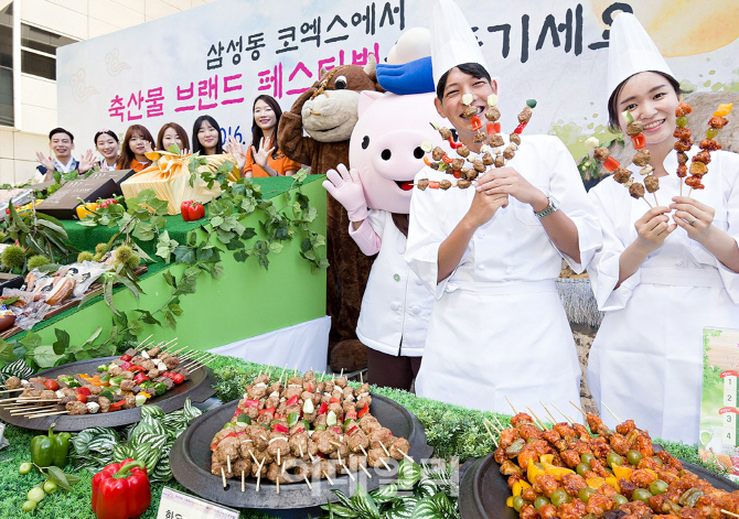 [포토] 축산물브랜드페스티벌 우수 축산물 브랜드 홍보 및 시식행사2