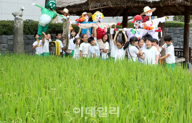 [포토]'허수아비로 변신한 만화 캐릭터'