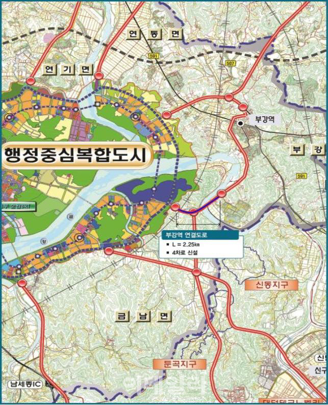 세종시와 주변 도시를 연결하는 광역도로 3개 노선, 본격 추진